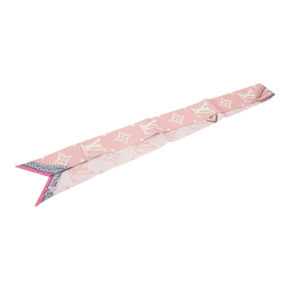 Louis Vuitton Bandeau BB Ultimate Scarf M76677 Pink Silk Women's LOUIS VUITTON